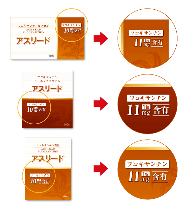 パッケージ表記の変更内容